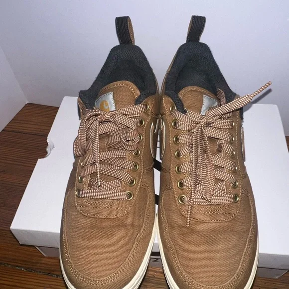 Nike Air Force 1 Low Carhartt WIP Ale Brown 9.5M 2018 Rare - Picture 5 of 5